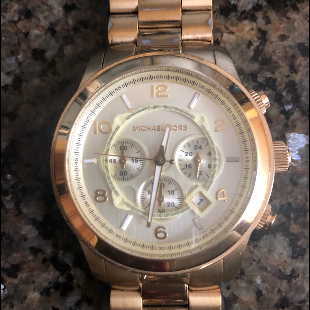 Ladies large face Michael Kors Watch